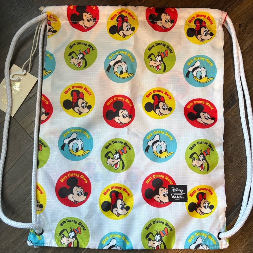 NWT Disney collaboration with VANS cinch top bag